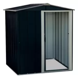 Image of 5' x 4' Sapphire Apex Anthracite Metal Shed (1.62m x 1.22m)
