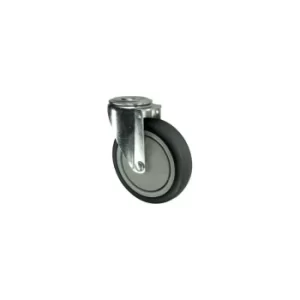 Image of Swivel Bolt Hole 75MM Rubber Tyre