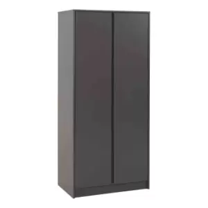 Image of Seconique Malvern 2 Door Wardrobe - Grey