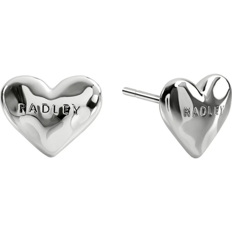 Image of Radley Womens RYJ1561S Beaton Close Pair Of Earrings in Silver Silver Female One Size