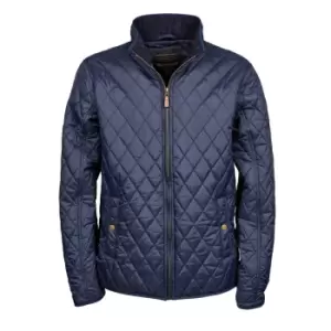 Image of Tee Jays Mens Richmond Diamond Quilted Jacket (S) (Deep Navy)
