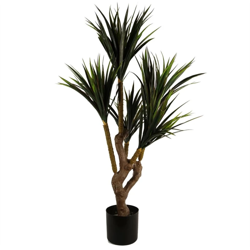 Image of Artificial Tropical Yucca Tree With 179 Leaves Uv Protected Outdoor Botanik, Green BK-40470