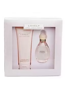 Image of Sarah Jessica Parker Lovely 50ml Eau de Parfum & Body Lotion 200ml Pink, Women