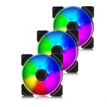Image of Fractal Design Prisma AL-140mm Addressable RGB PWM Fan - Triple Pack