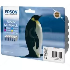 Image of Epson Penguin T5597 Colour Ink Cartridge