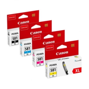 Image of Canon CLI581XL Black and Tri Colour Ink Cartridge