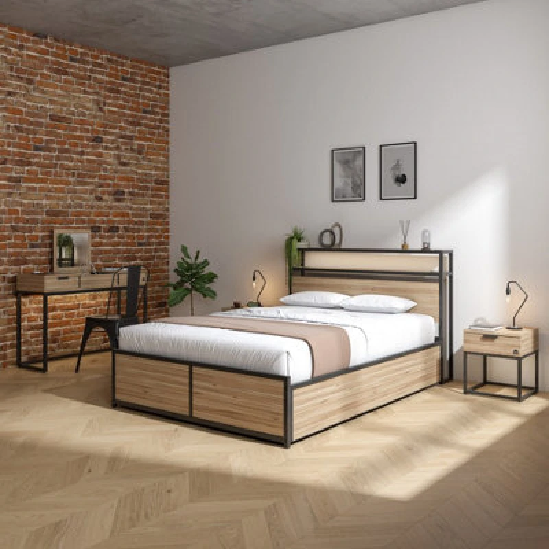 Image of XR Living Denver Ottoman Bed With App Controlled LED Lighting - Double, Multi 2024184