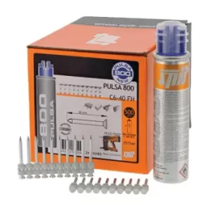 Image of SPIT 057544 C6-40FH Pulsa Standard Collated Concrete Pins x 500 + 1 Fuel Cell