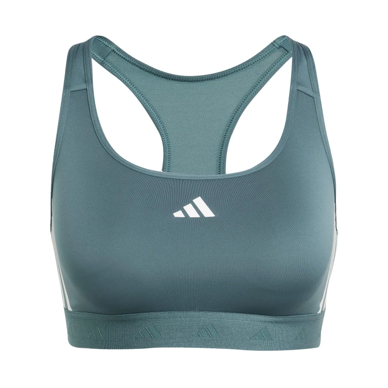 Image of adidas Womens Medium Impact Sports Bra Teal female S C-D