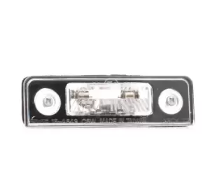 Image of TYC Number Plate Light SKODA 15-0543-00-2 1Z0943021B Licence Plate Light