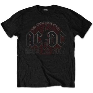 Image of AC/DC - Hard As Rock V2 Mens Medium T-Shirt - Black