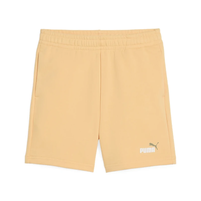 Image of Short with logo No. 1 for kids Puma Essentials Orange Male 10 ans