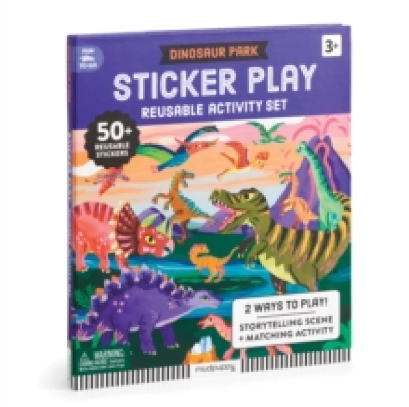 Image of Dinosaur Park Sticker Play Reusable Activity Set Stickers
