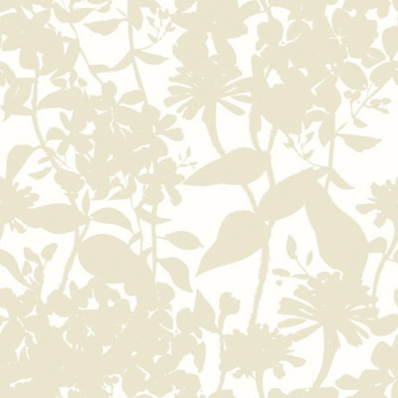 Image of Hoopla Walls Summer Silhouette Chalk & Linen Smooth Matt Wallpaper