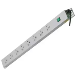 Image of Lindy 8 Way UK Mains Sockets Vertical PDU with UK Mains Plug