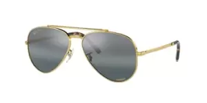 Image of Ray-Ban Sunglasses RB3625 New Aviator Polarized 9196G6