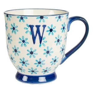 Image of Sass & Belle Bohemian Mug Letter W