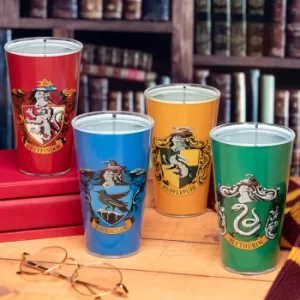 Image of Harry Potter House Crest Glasses (Set of 4)