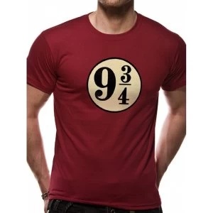 Image of Harry Potter - Platform 9 3/4s Mens Medium T-Shirt - Red
