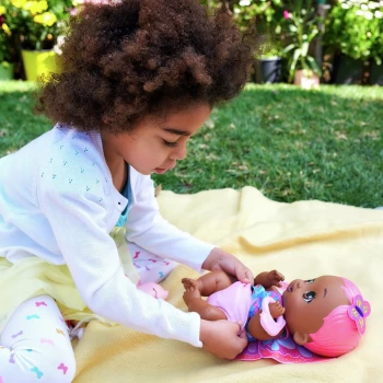 Image of My Garden Baby Feed & Change Baby Butterfly Doll - Coral