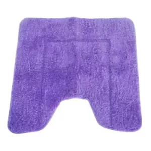 Image of Mayfair Cashmere Touch Ultimate Microfibre Pedestal Mat (50x50cm) (Purple)