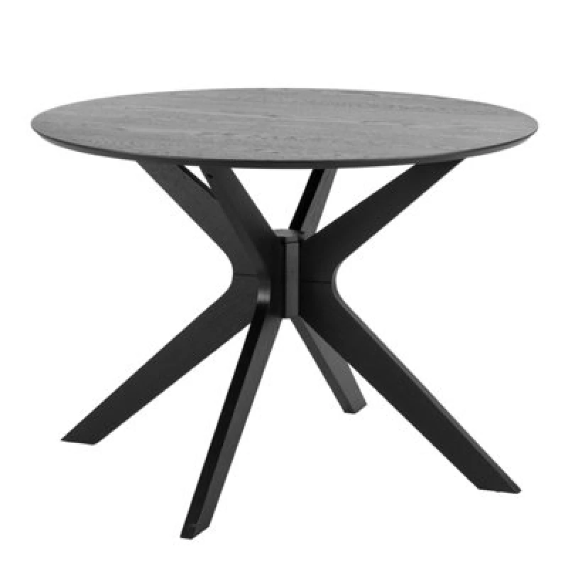 Image of Furniture To Go Iduncan Round Coffee Tablein Black 105X75Cm