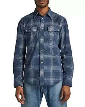 Image of G-star Raw Worker Slim Fit Plaid Shirt