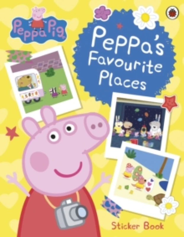 Image of Peppa Pig: Peppas Favourite Places : Sticker Scenes Book Paperback / softback