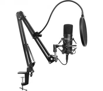 Image of PROSOUND PROS-04AUA Microphone & Boom Arm - Black