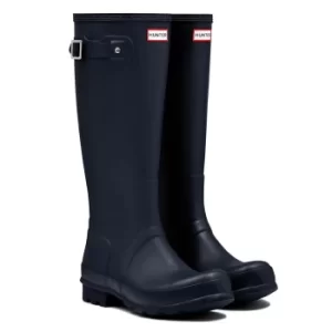 Image of Hunter Mens Original Tall Wellington Boots Navy 8 (EU42)