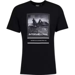 Image of Barbour International Dispatch T-Shirt - Black