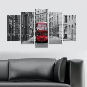 Image of 5MF-51 Multicolor Decorative MDF Painting (5 Pieces)