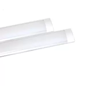 Image of ENER-J 36W 3000K LED Prismatic Batten 120cm 2 Pack