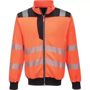 Image of Portwest PW3 Hi Vis Sweatshirt Orange / Black L