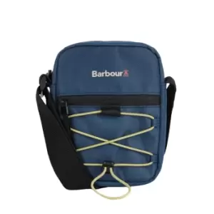 Image of Barbour Arwin Canvas Crossbody Bag Lake/Golden Green