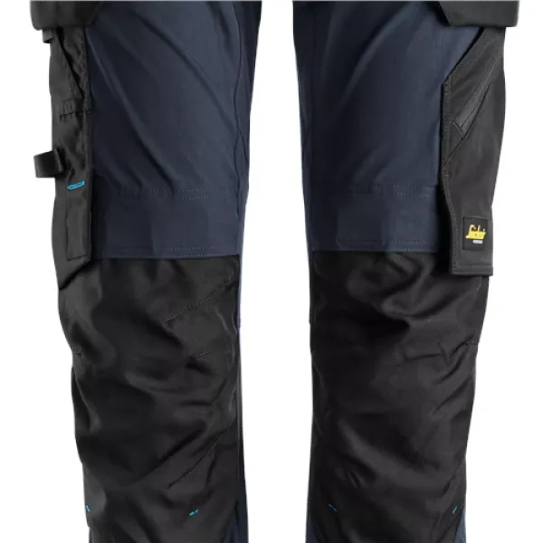 Image of Snickers LiteWork Trousers+ Detachable Holster Pockets - Navy/Black - 48