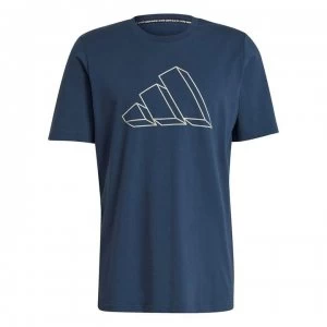 Image of adidas Icon T-Shirt Mens - Crew Navy