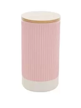 Image of Premier Housewares Geome Pink Storage Canister
