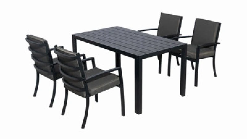 Image of FURNITURE ONE Rattan Garden Mix Brown Modular Wiltshire 6 Seater Corner Sofa Set Dark Brown