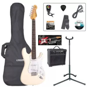 Image of Encore E6 Electric Guitar Outfit - Vintage White