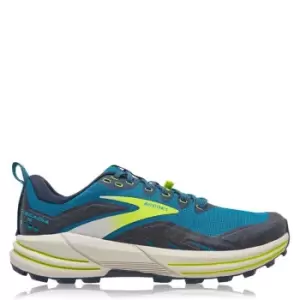 Image of Brooks Cascadia 16 Mens Mykonos Blue/peacoat/lime