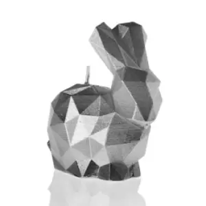Image of Small Rabbit Candle &ndash; Silver