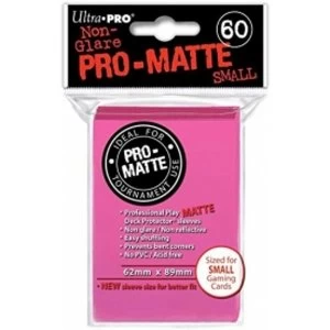 Image of Ultra Pro Matte Small Bright Pink 60 Sleeves DPD 10 Packs