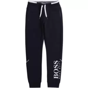 Image of Boss Fleece jogging trousers - Blue
