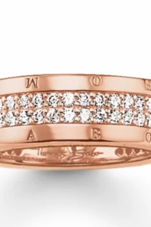 Image of Thomas Sabo Jewellery Sterling Silver Ring JEWEL TR1987-416-14-54