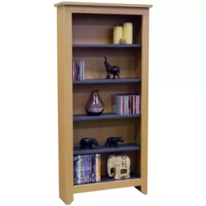 Image of Watsons - manhattan - 343 cd / 175 dvd / Bluray / Media Storage Shelves - Beech - Beech / Grey