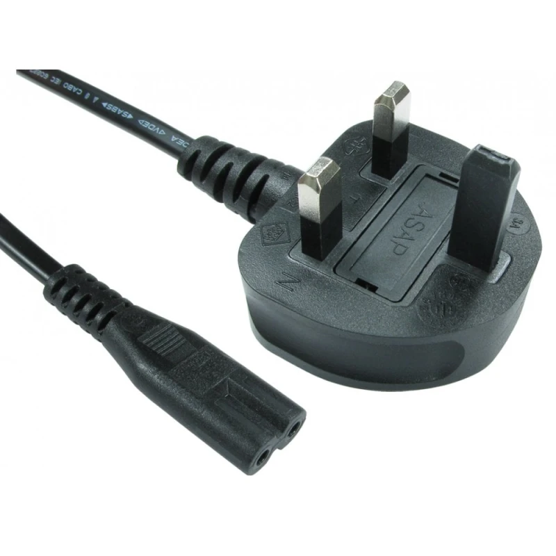 Image of Cables Direct RB-298WH power cable Black 2m C7 coupler