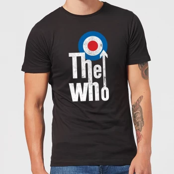 Image of The Who Target Logo Mens T-Shirt - Black - 5XL