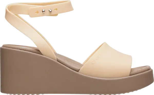 Image of Crocs Women Brooklyn Ankle Strap Sandals Shiitake 5