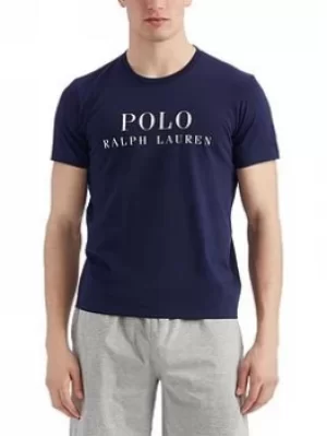 Image of Polo Ralph Lauren Polo Ralph Lauren Large Logo Lounge T-Shirt, Cruise Navy, Size S, Men